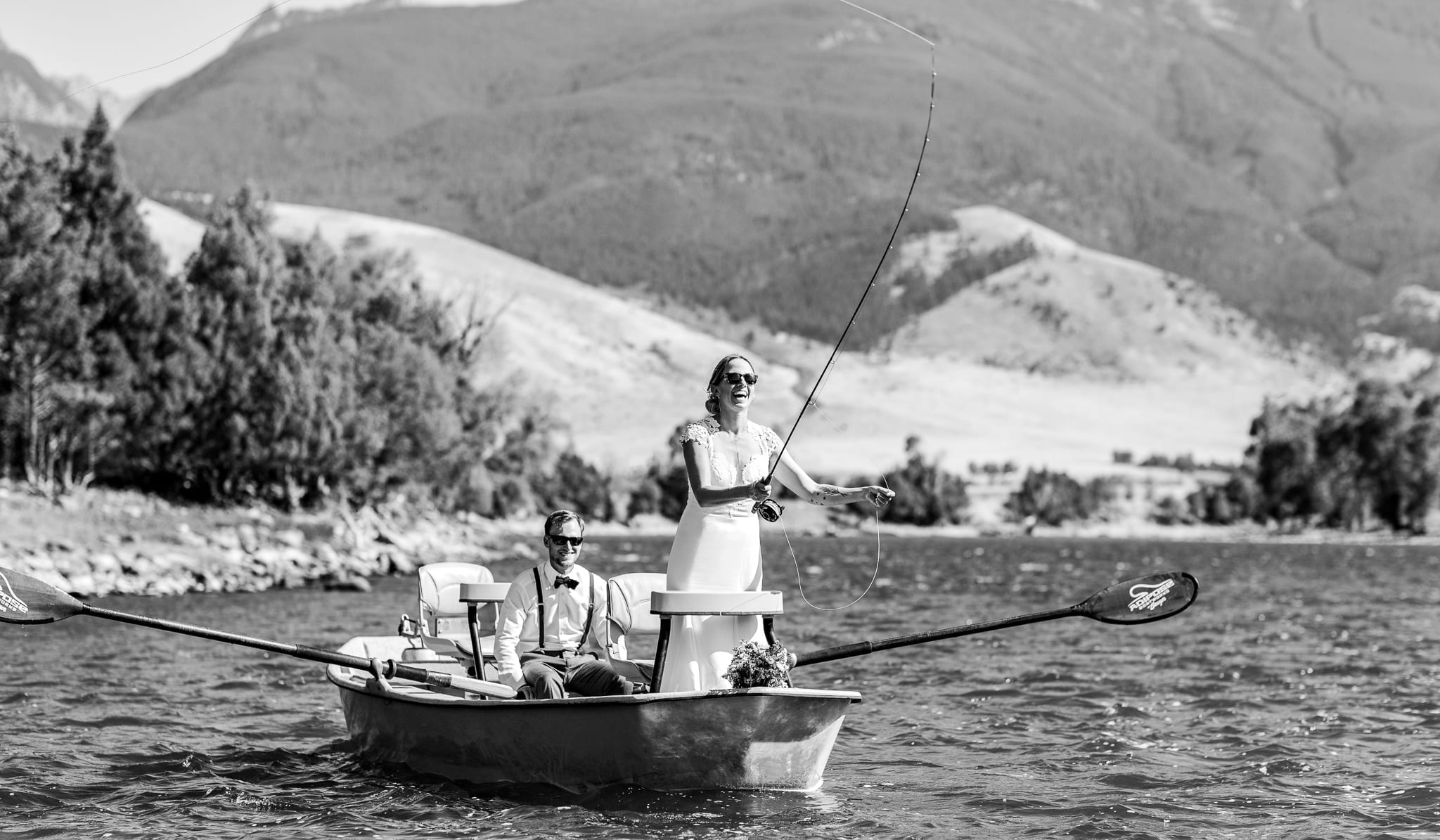 yellowstone river wedding