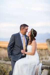 bride and groom montana