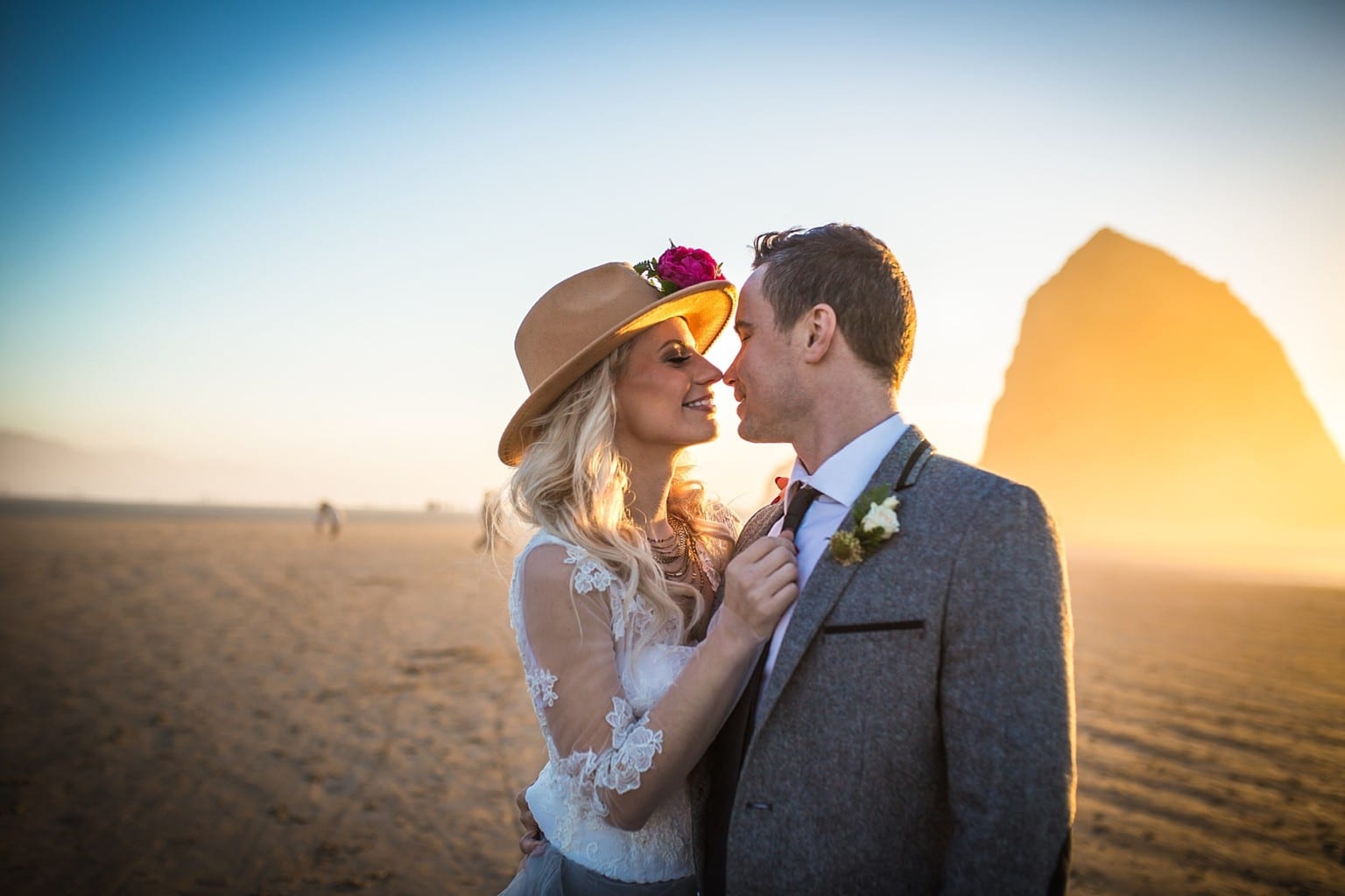 Beach Elopement in Cannon Beach