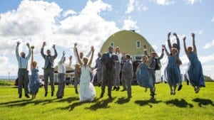 montana wedding party