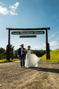 lone mountain ranch elopement