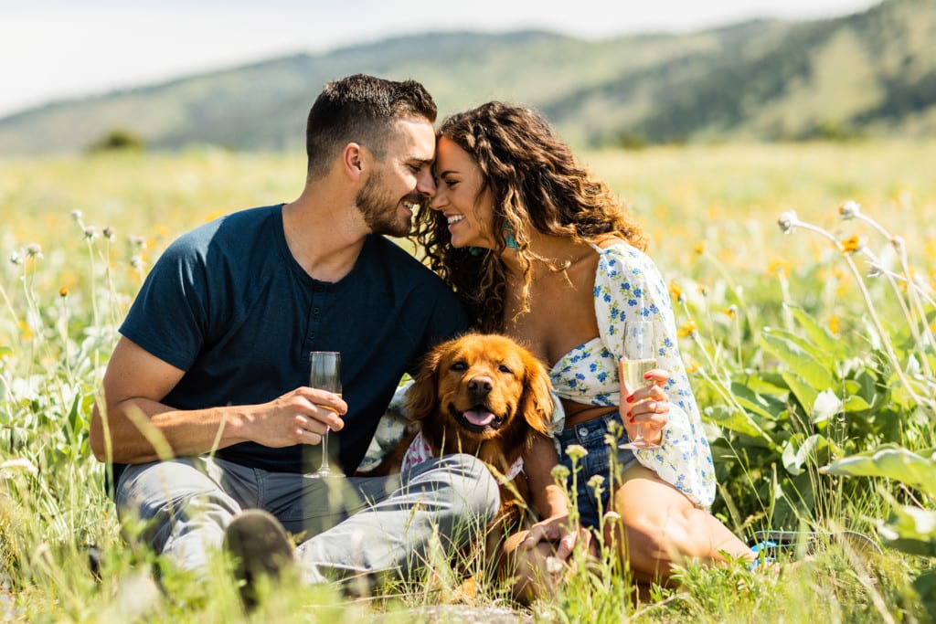 Bozeman wedding proposal