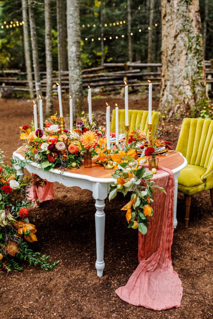 elopement table for two